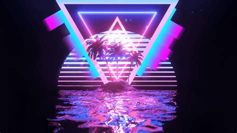 Perfect screen background display for desktop, iphone, pc, laptop, computer, android phone, smartphone, imac, macbook, tablet, mobile device. Tropical Paradise 4K Customizable Colors & Audio Visualizer - Vaporwave & Neon - Shape your ...