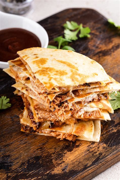 Pulled Pork Quesadillas The Novice Chef Tasty Made Simple