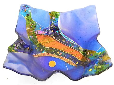 Flared Bowl By Karen Ehart Art Glass Bowl Artful Home