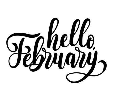 Hello February Illustrations Royalty Free Vector Graphics And Clip Art