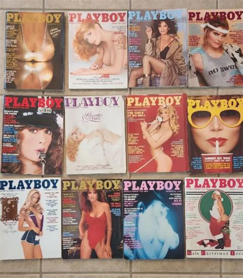 VINTAGE PLAYbabe Magazine Full Year Complete Set Lot W Centerfolds PicClick