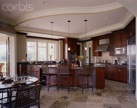 23 kitchen corner cabinet ideas for 2021. porcelain tile plank floors with cherry cabinets | ... kitchen with stone tile floor and cherry ...