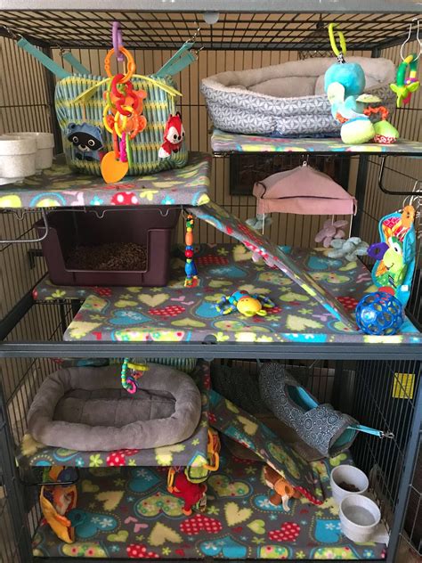 The type of swing you make is up to you. Love that they added an extra level | Diy rat toys, Rat toys, Pet ferret