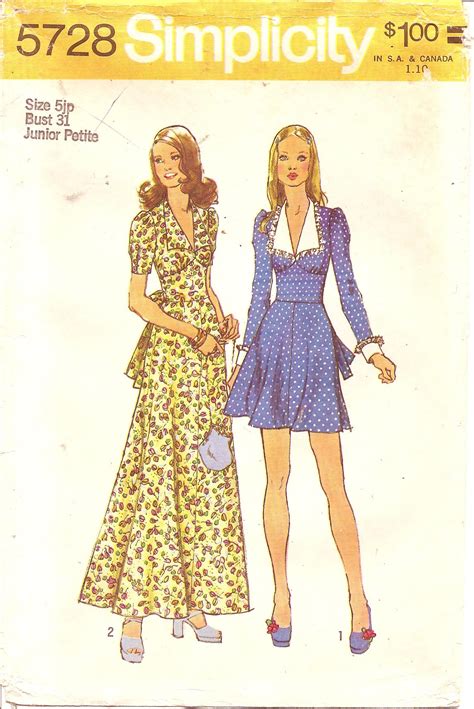 Simplicity 5728 Vintage Sewing Patterns Fandom Powered By Wikia