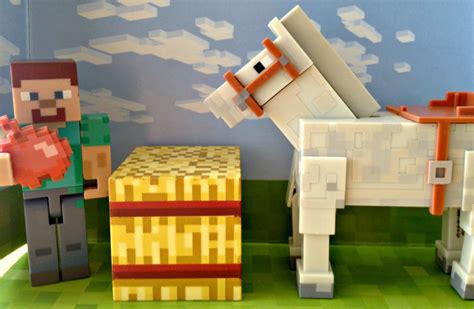 Steve And Horse Minecraft Toy