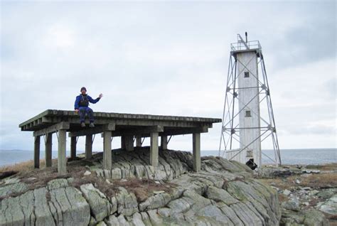 Egg Island Lighthouse Nova Scotia Canada At