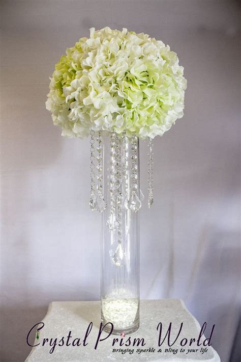 Diy How To Make A Wedding Centerpiece With Crystals On A Budget