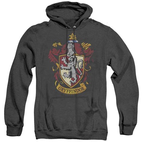 Trevco Hp102 Ahh 2 Harry Potter And Gryffindor Crest Adult Heather Pull