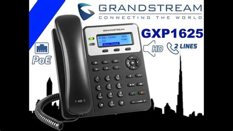 Grandstream Gxp1625 Sip Telephone Unboxing Technical Guide Pro Youtube
