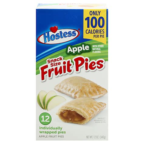 Hostess Snack Size Apple Fruit Pies 12 Ea Frozen Foods Market Basket