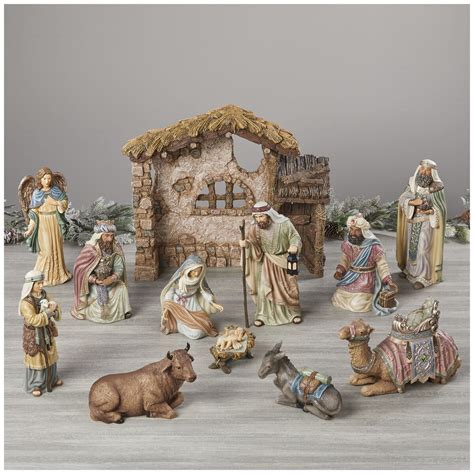 Colorful Nativity Scene Set Of 11 Ubicaciondepersonascdmxgobmx