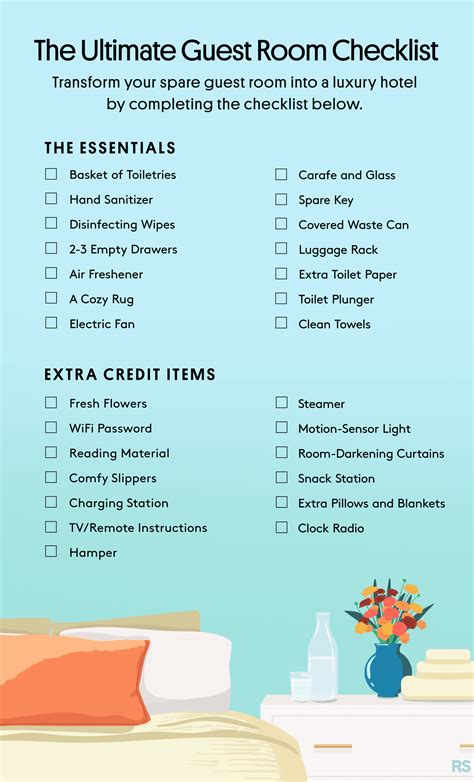 Ultimate Guest Room Essentials Checklist