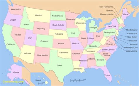 Mst is ahead of pst by 1 hour. State Map Without Names | Printable Map