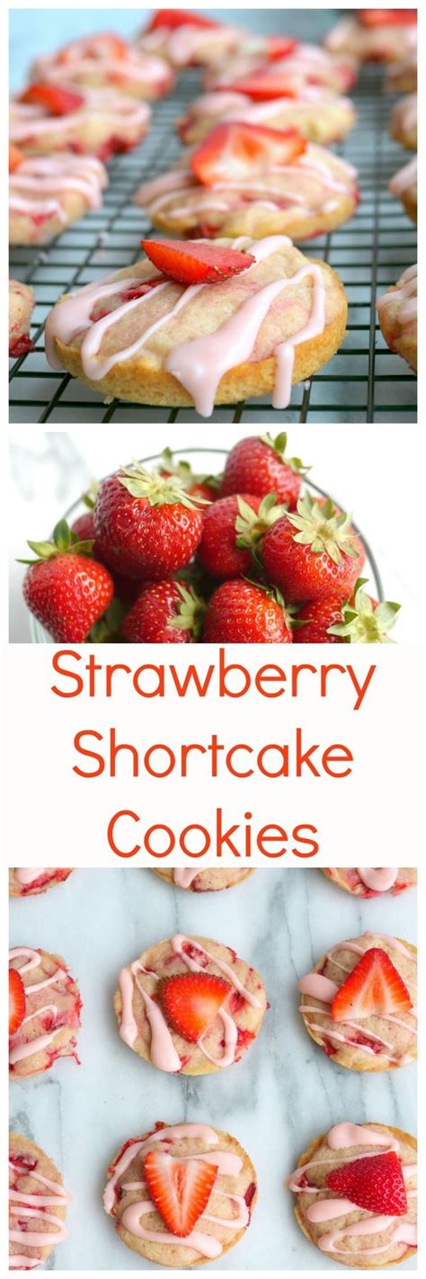 Soft Baked Strawberry Shortcake Cookies From Easy Cookie