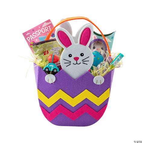 Purple Filled Easter Basket