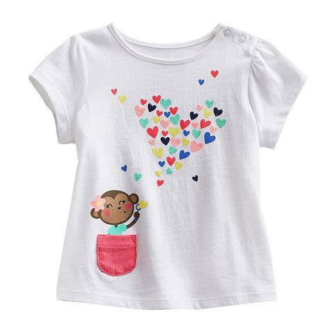 Wholesale 2016 Summer 18 Months 6t Baby Girls Love T Shirt Childrens
