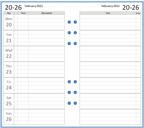 A template which is not as per your requirements, can only damage your work. Microsoft Word Diary Template | Monthly Printable Calender ...