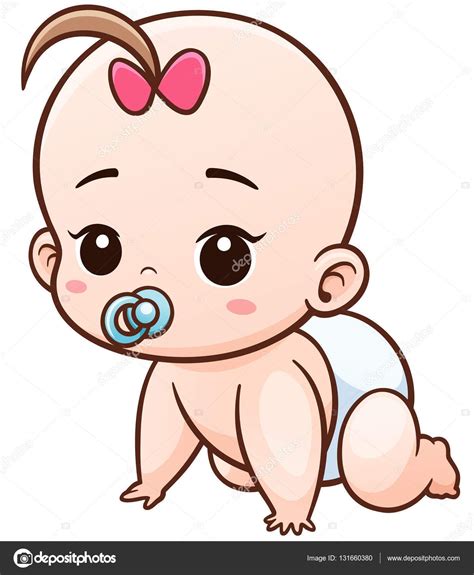 Pin By Zul Frontado On Bebe Gateando Dibujo In 2020 Baby Illustration