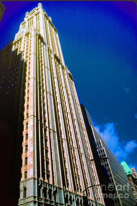 Big Strong Woolworth Skyscraper Building Looking Up Photograph By