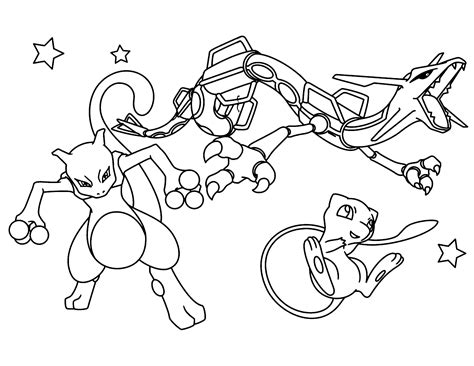 Pokemon Coloring Pages X And Y Mega Evolution