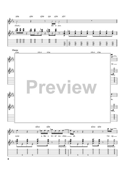 Get Up I Feel Like Being A Sex Machine Sheet Music By James Brown For Guitar Tab Sheet