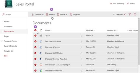 Sharepoint Online Delete All Files In A Document Library Using