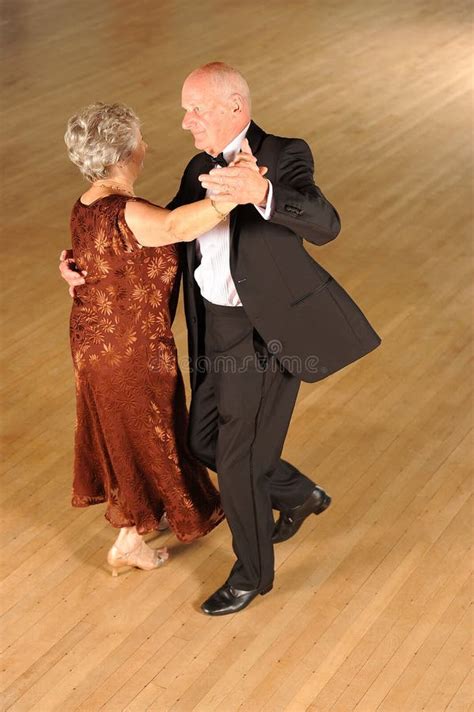 Senior Couple Ballroom Dancing Stock Image Image Of High Ballroom