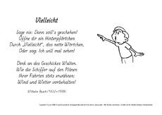 Eine komödie, die mit der hochzeit endet, ist der anfang einer tragödie. Sprüche Eiserne Hochzeit Wilhelm Busch - Inspirierende ...