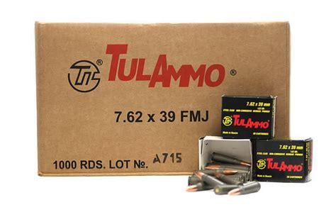 Tula Ammo 762x39 122 Gr Hp Steel Case 1000 Rounds Sportsmans