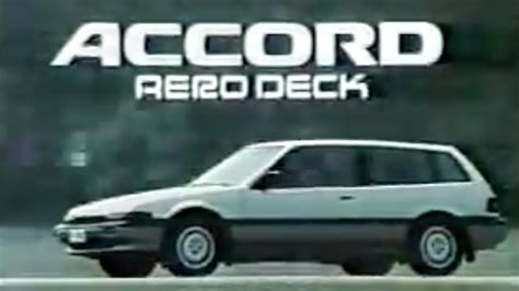 The Honda Accord Aerodeck Was A Bubble Era Shooting Brake Built For