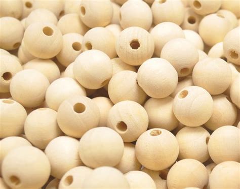 50pcs Round Wood Beadunfinished Wooden Beads16mm Large Wooden Beads