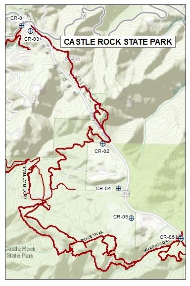 Information About Castlerock On Santa Cruz County Trailheads