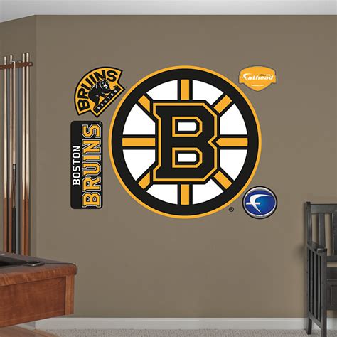 * *easily one of my favorite logos on this site. Boston Bruins Logo Wall Decal | Shop Fathead® for Boston ...