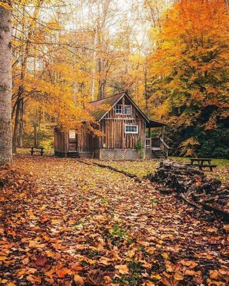 Pin By Holly Rae Adair On Simple Log Cabins Scenery Autumn Scenery