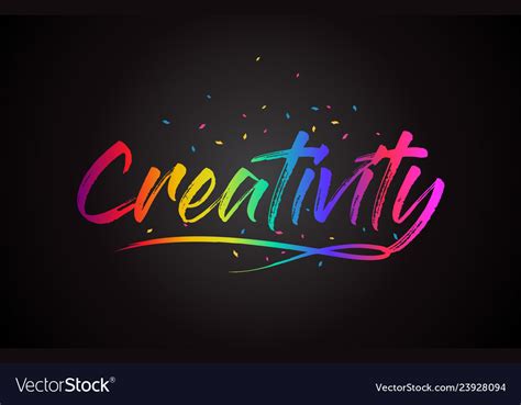 Creativity Word Art