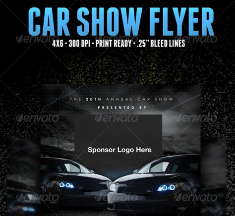 5 Free Car Show Flyer Templates Excel Pdf Formats
