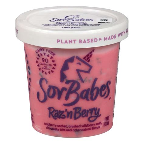 Roll n go ice cream. SorBabes Raz'n Berry Sorbet - Shop Ice Cream at H-E-B