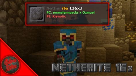Netherite 16x Mcpe Pvp Texture Pack Fps Friendly Youtube