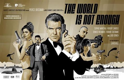 James Bond 007 The World Is Not Enough Unofficial Fan Art Etsy