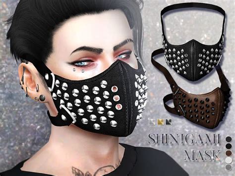 Sims 4 Ccs The Best Face Mask By Pralinesims Sims 4 Sims 4