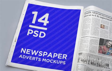 Free Newspaper Mockup Templates Resources Inspirations For Creatives