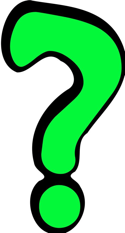 Black And White Question Mark Clipart With No Back Ground