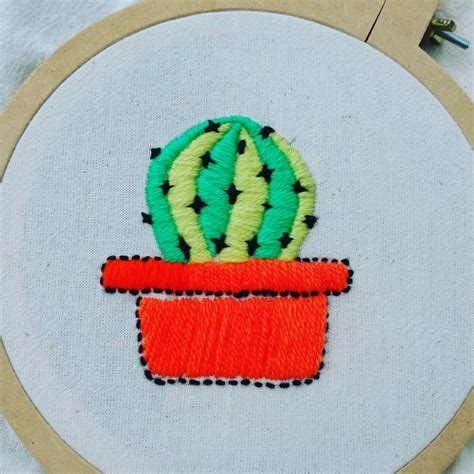 Patrones Bordado Mexicano Cactus Momovipro 💙