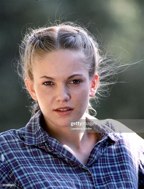 Portrait Of American Actress Diane Lane During Production Of The