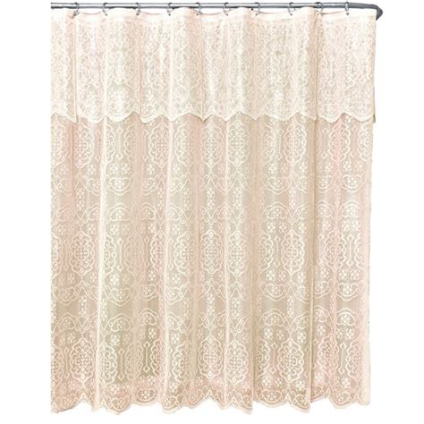 Maybe you would like to learn more about one of these? Lace Shower Curtain With Valance Beige, Beige, Beige ...