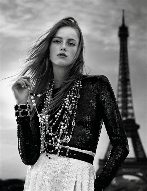 Rianne Van Rompaey Poses In Ca Cest Paris By Alasdair Mclellan For