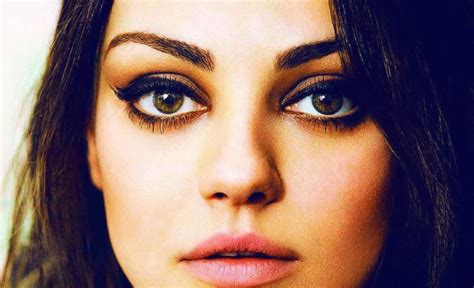 Very Close Up Mila Kunis CELEBRITY