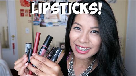 My Lipstick Collection And Swatches Youtube
