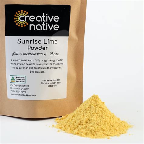 Sunrise Lime Powder - Freeze Dried (25g) | Creative Native Foods