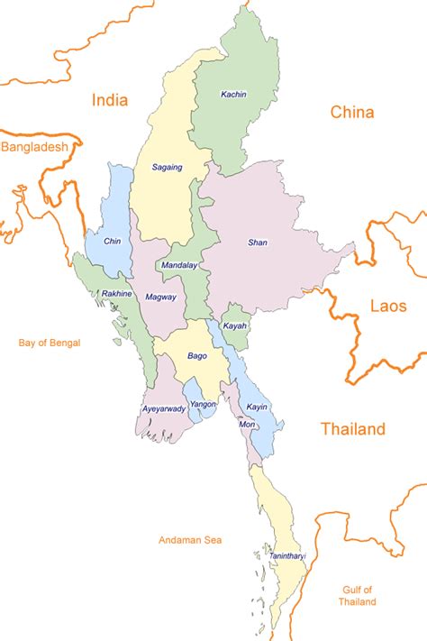 Categurìa 'e nu pruggette wikimedia. Myanmar Map